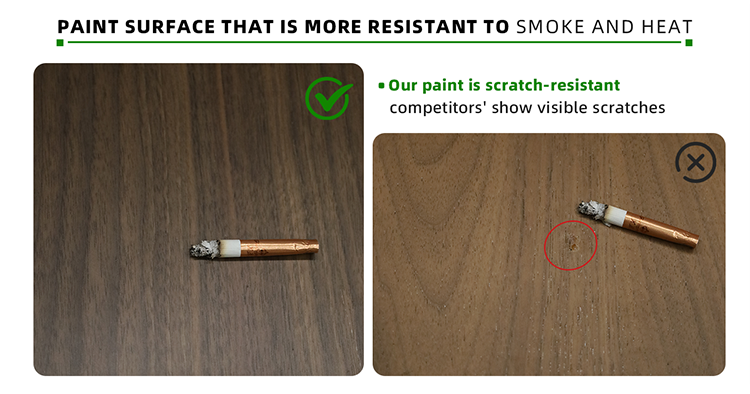 PAINT SURFACE THAT IS MORE RESISTANT TO SMOKE AND HEAT